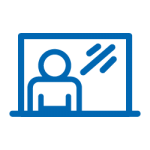 Man Behind Glass Icon