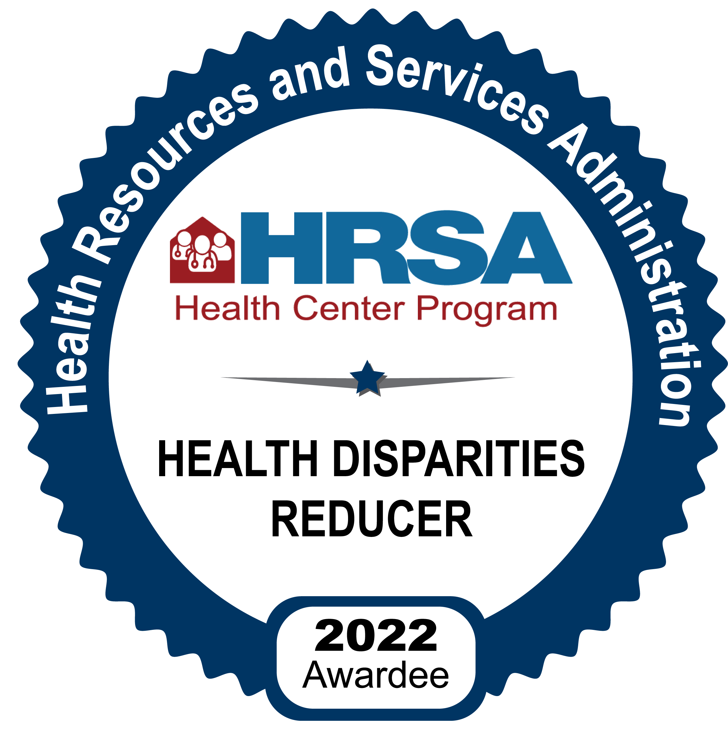 Health Resources and Services Administration Health Disparities Reducer 2022 Awardee